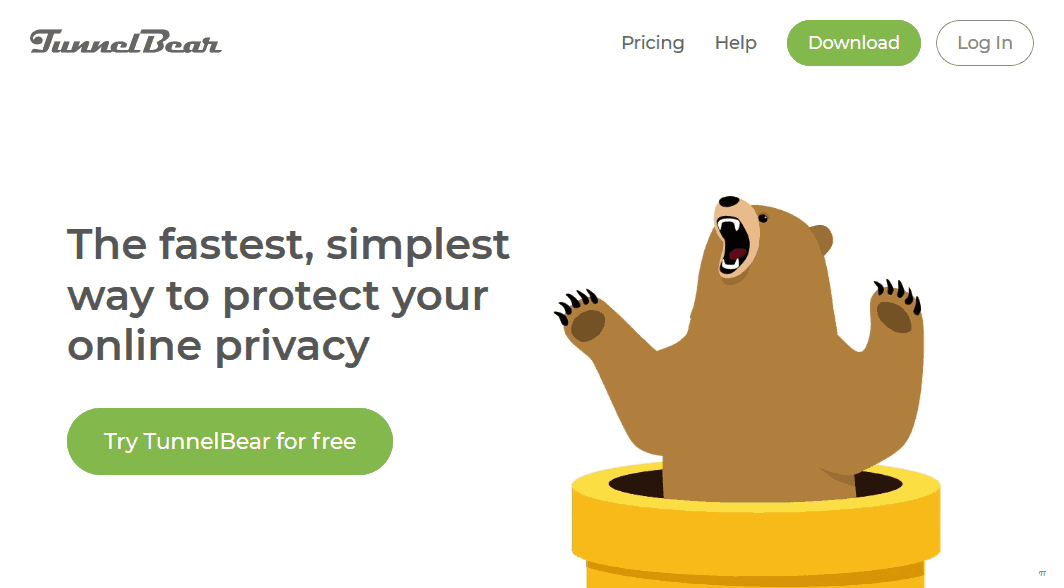 TunnelBear Secure VPN Service