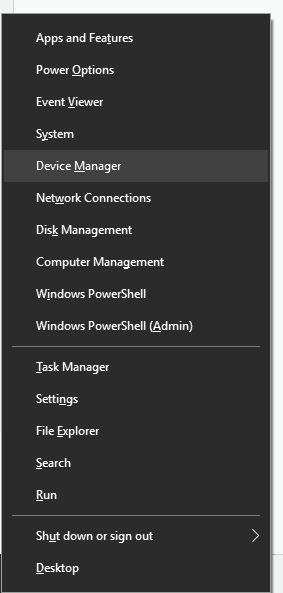 device manager