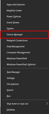 go to device manager