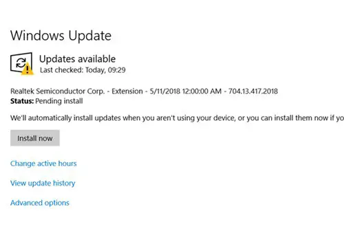 install windows update