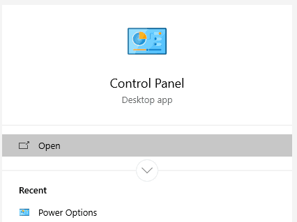 Control Panel