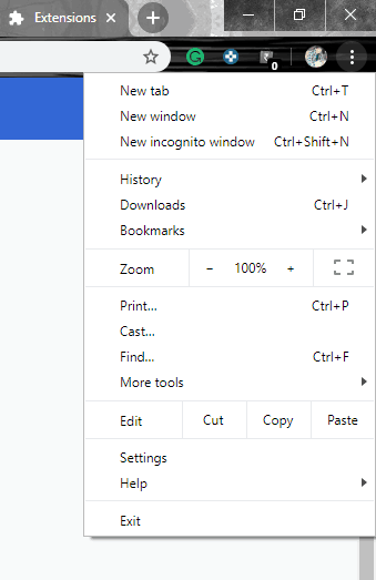 Google Chrome Options