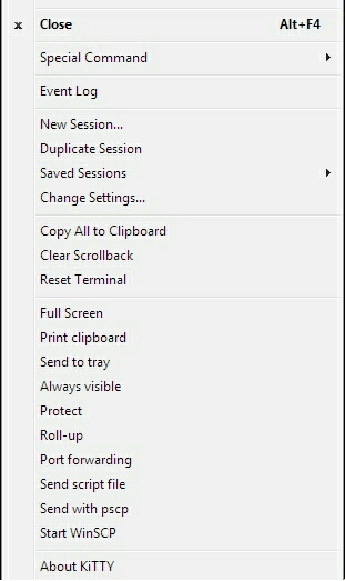 KiTTY options