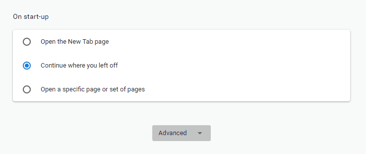 advanced chrome settings