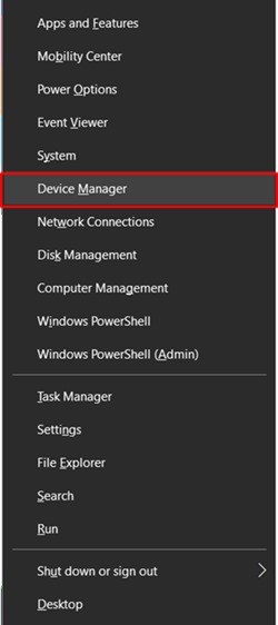 open device manager