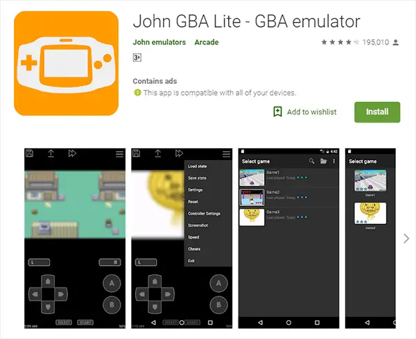 John GBA For Android