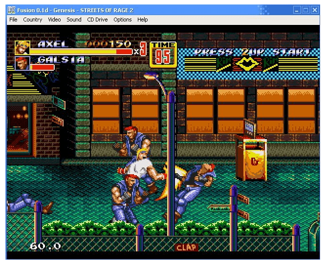 Kega Fusion Emulator for Genesis -Windows 10