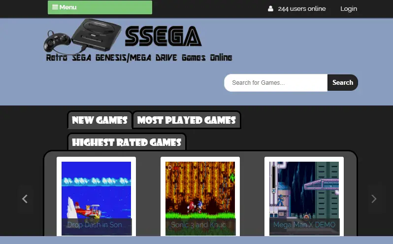 Ssega.com Emulator