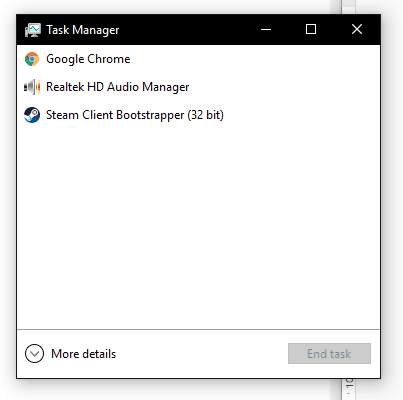 Task Manager - Processes
