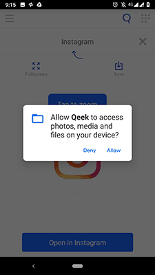 Storage Permission Qeek