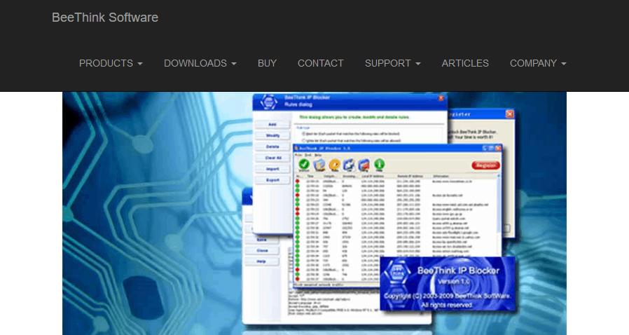 BeeThink IP Blocker - Peerblock Alternative