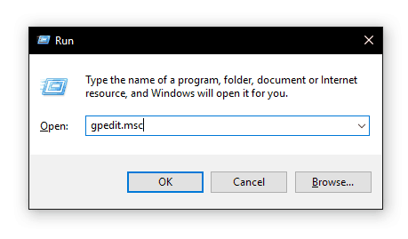 Group Policy Editor - gpedit