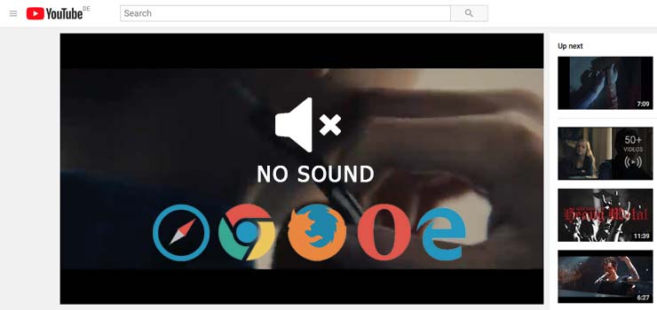 No Sound Youtube FIXED