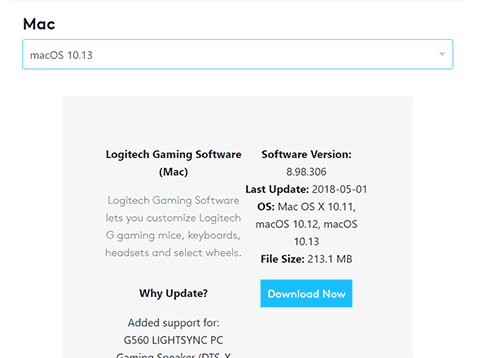 Download Logitech Gaming Software For Mac