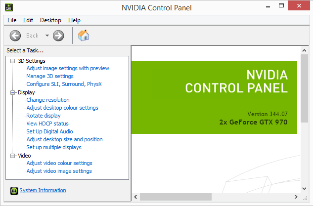 Nvidia Control Panel Missing [Windows 10]