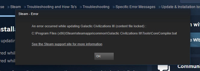 steam download paused content file locked