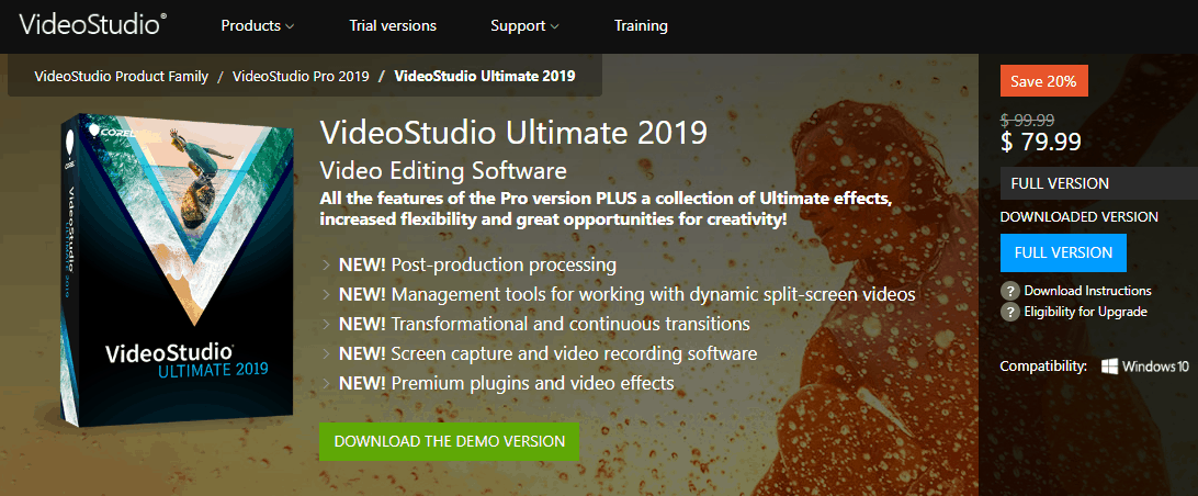 VideoStudio X9.5