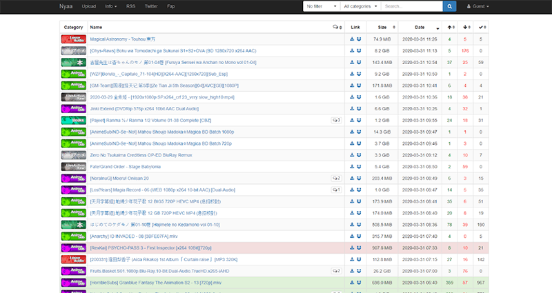 nyaa.si - Anime Downloader