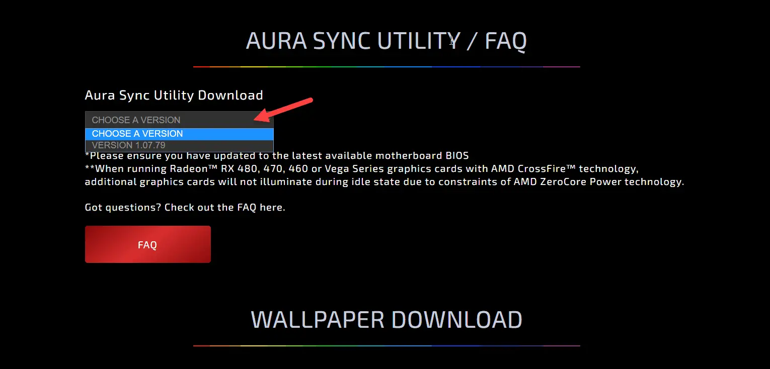 ASUS Aura Sync Download