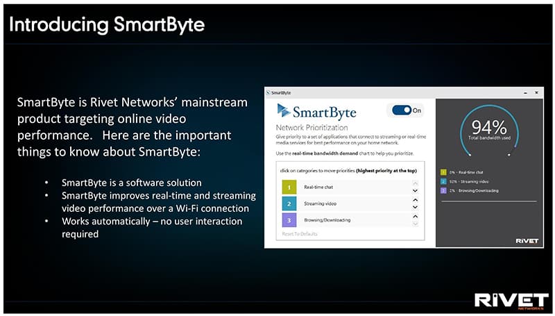 Rivet Network SmartByte