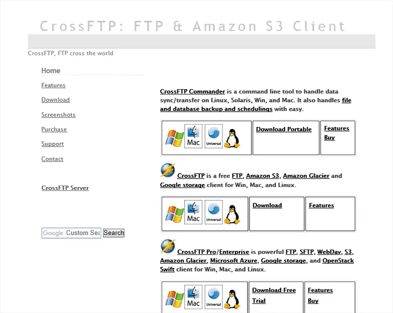 Windows FTP Client CrossFTP