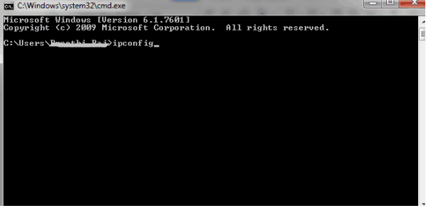 ipconfig