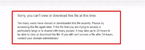 GDrive Download quota exceeded error