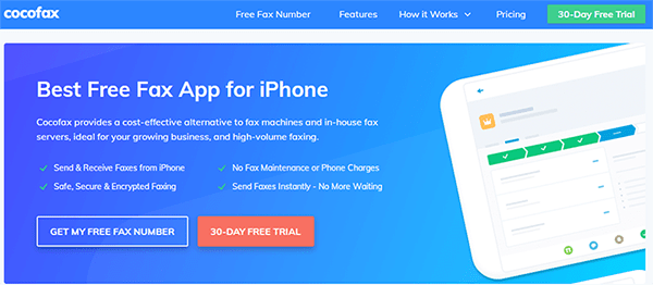 Cocofax- Best Fax App for iPhone