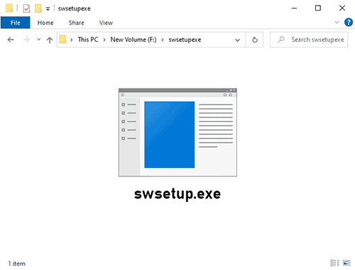 Swsetup.exe is virus