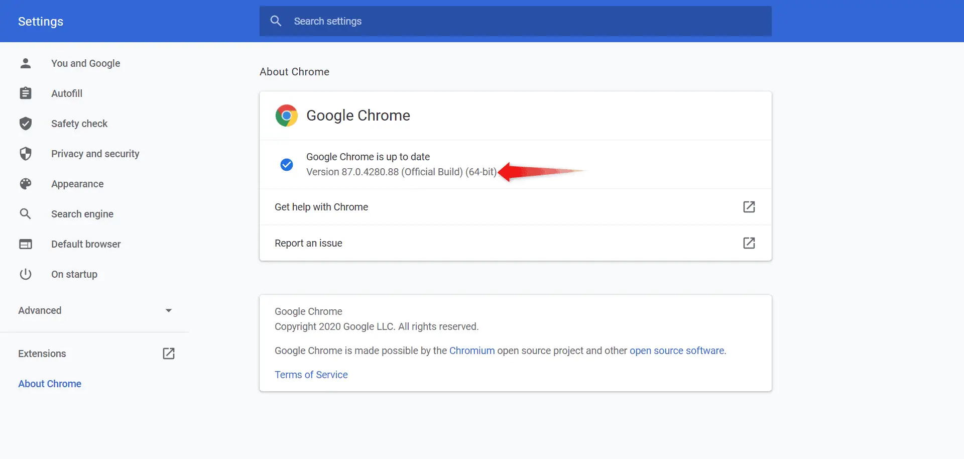 Google Chrome Aw Snap error