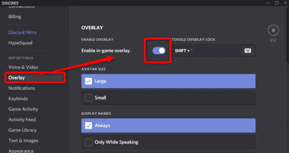 Discord overlay not working ffxiv