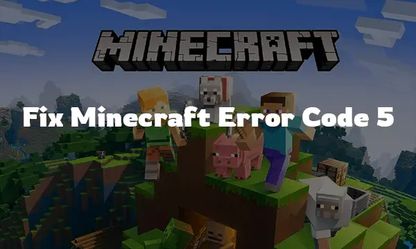 Minecraft Error Code 5