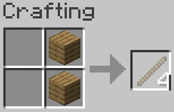 Minecraft - 7 Logs and 8 cobblestones to make Smoker