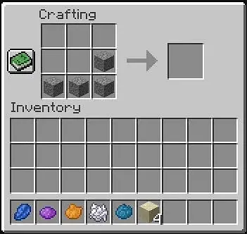 Minecraft - Place Sand in Crafting Blocks to Make Concrete