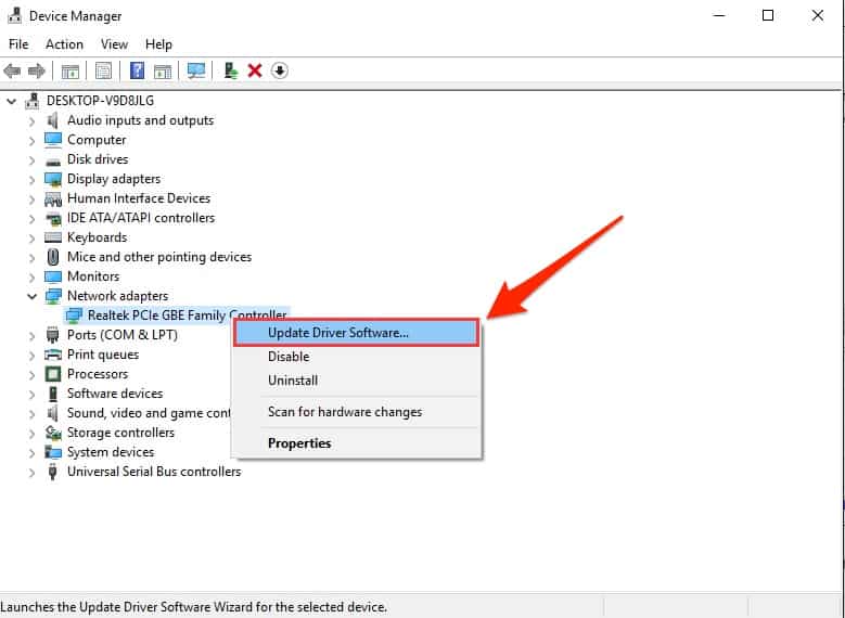 Realtek PCIe GBE Family Controller