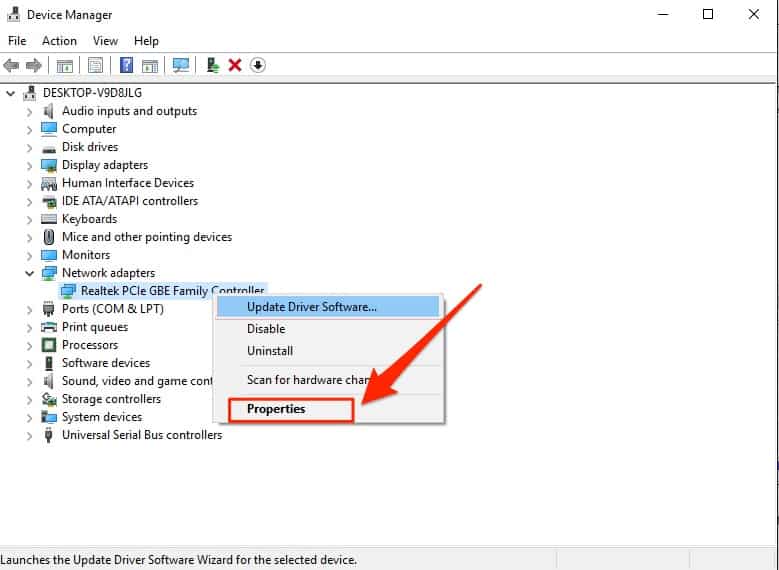 Realtek PCIe GBE Family Controller