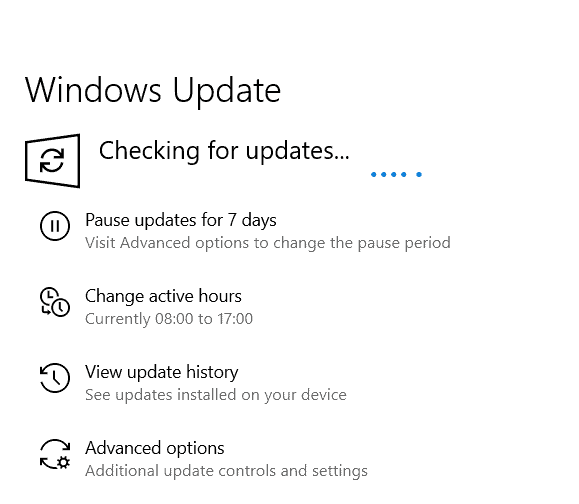 Checking for Update