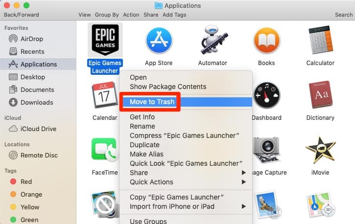 How to Uninstall Epic Games Launcher Mac