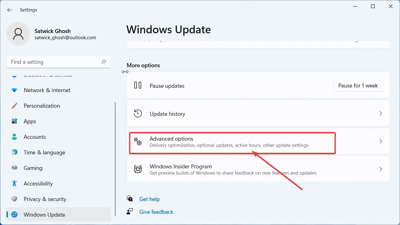 Windows 11 driver update