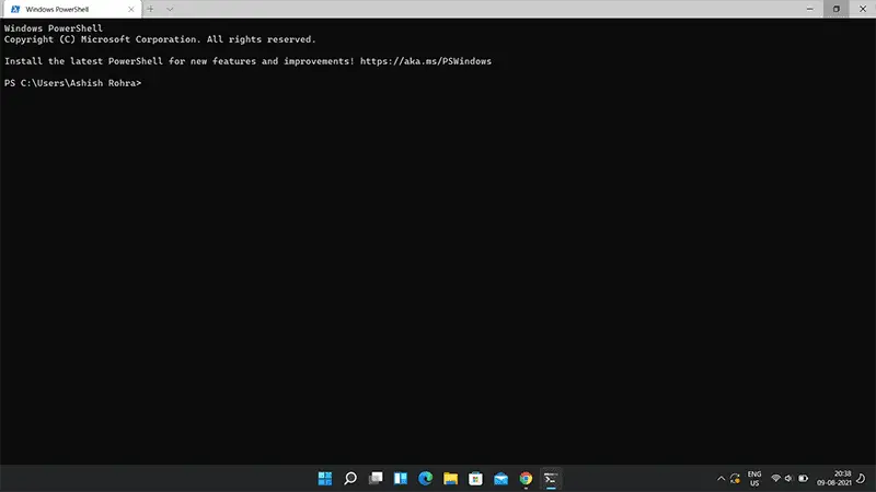 Windows 11 Terminal with Administrative Privileges