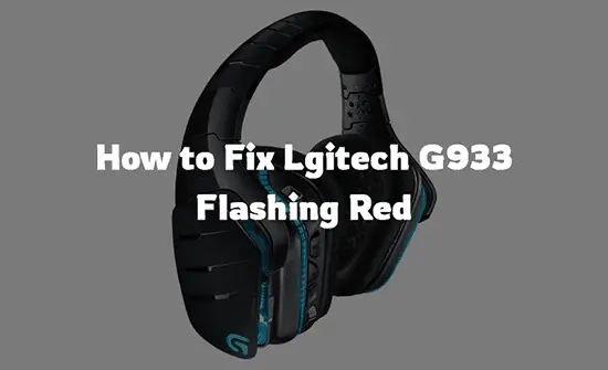 Logitech G933 Flashing Red