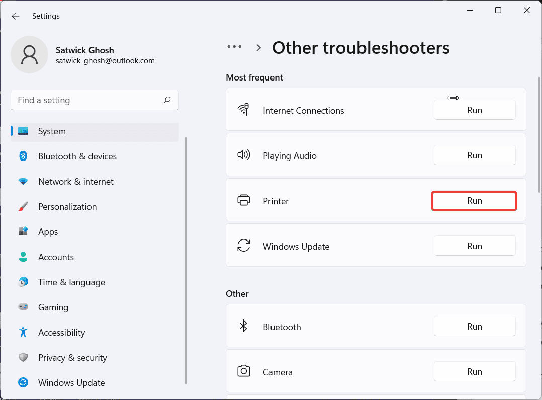 Fix Printer Spooler Errors in Windows 11