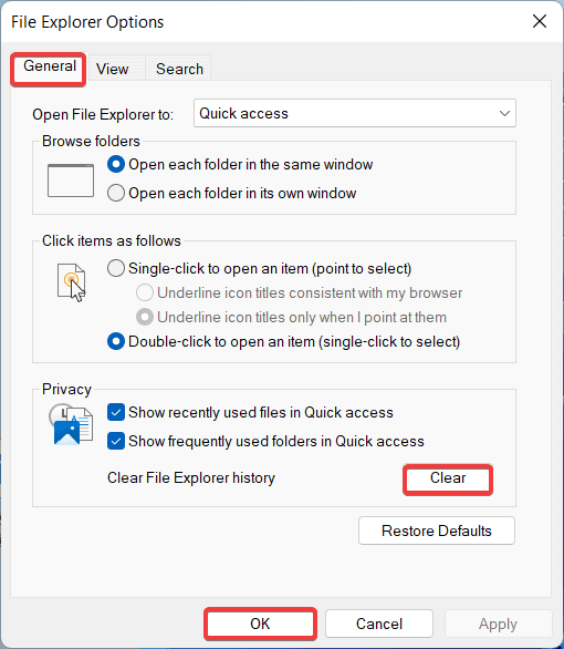 Windows 11 File Explorer Crashing
