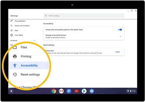 Chromebook Accessibility