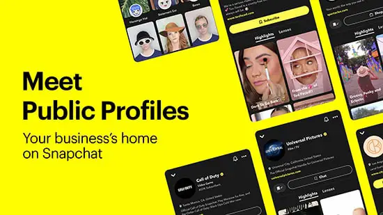 Snapchat Public Profiles for Brands and Business