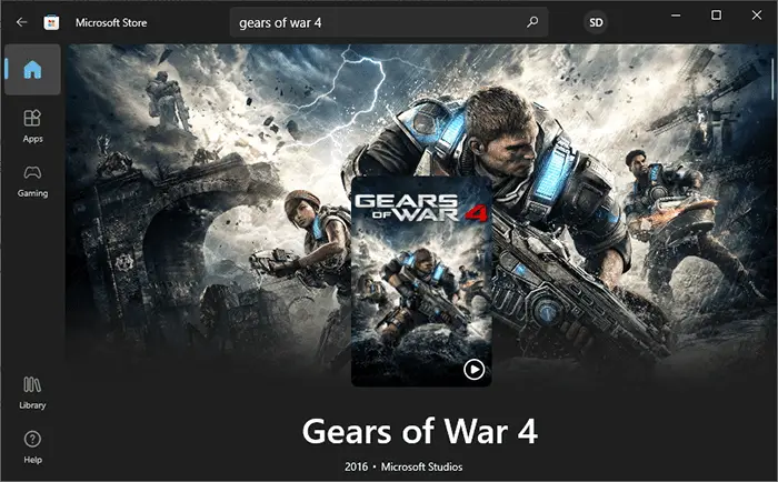 Gears of War 4 Microsoft Store