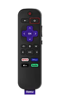 Roku Remote home Button