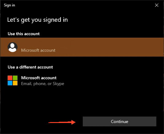 Sign in Microsoft Account - Windows 10-11
