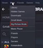 Steam Big Picture Mode