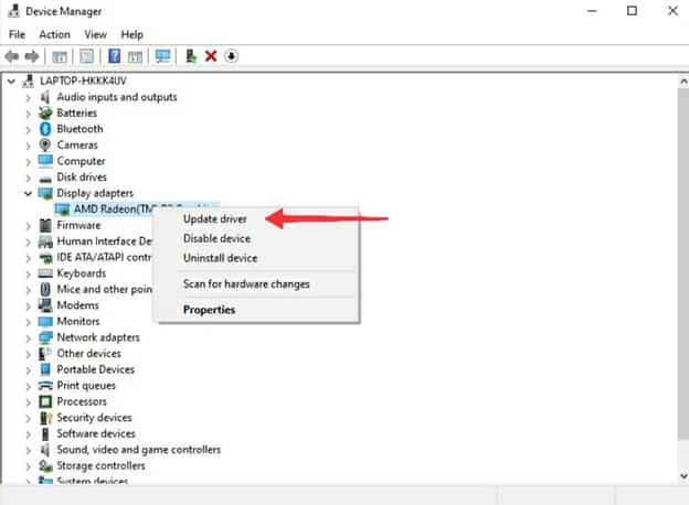 Update Driver for Display Adaptor